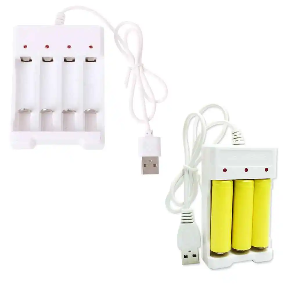 USB 4 слота Быстрая зарядка зарядное устройство защита от короткого замыкания AAA и AA Аккумуляторная батарея станция высокое качество