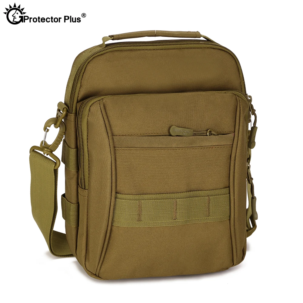 

PROTECTOR PLUS Tactical Crossbody Bag Men's Handbag Waterproof Outdoor Sport Shoulder Messenger Riding Small bag Travel Hunting