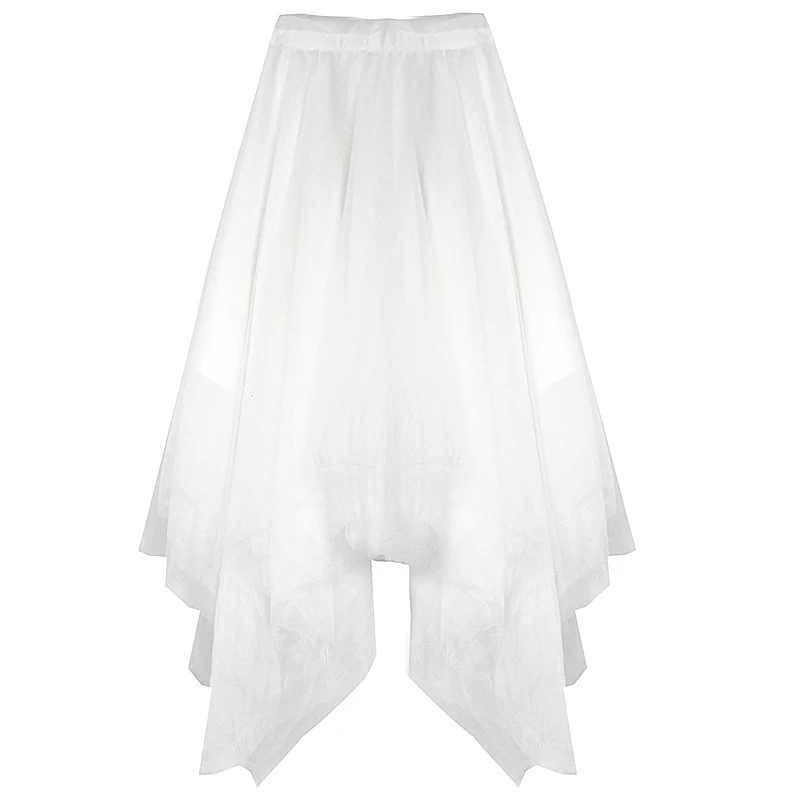 LANMREM одноцветная неровная многослойная сетчатая элегантная свободная Женская