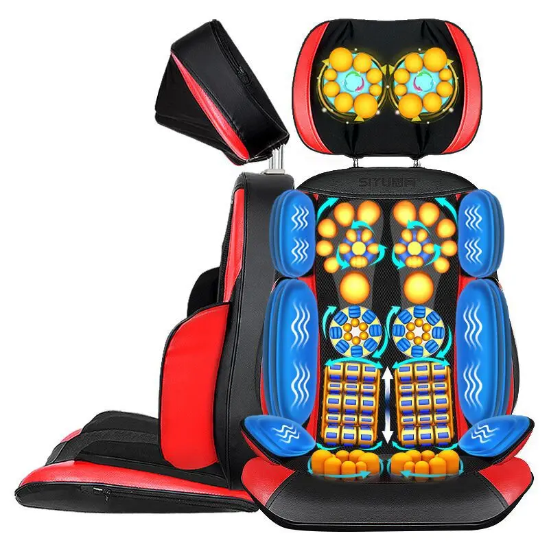 Новинка 5D электрическая Массажная подушка для тела тайская спины массажное