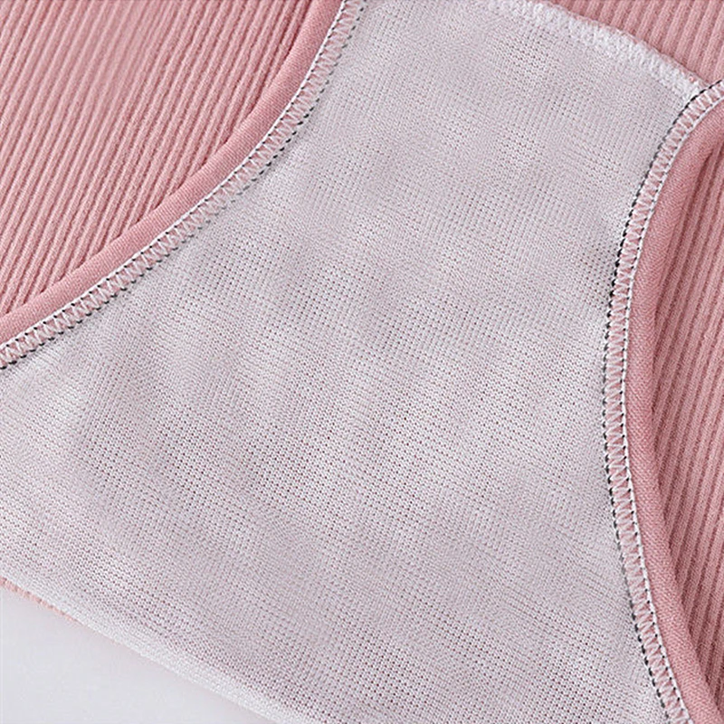 

Japanese Women's Panties Korean Female Students Threaded Mid-waist Sexy Underwear Breathable Cotton Crotch Thong Erotic Lingerie