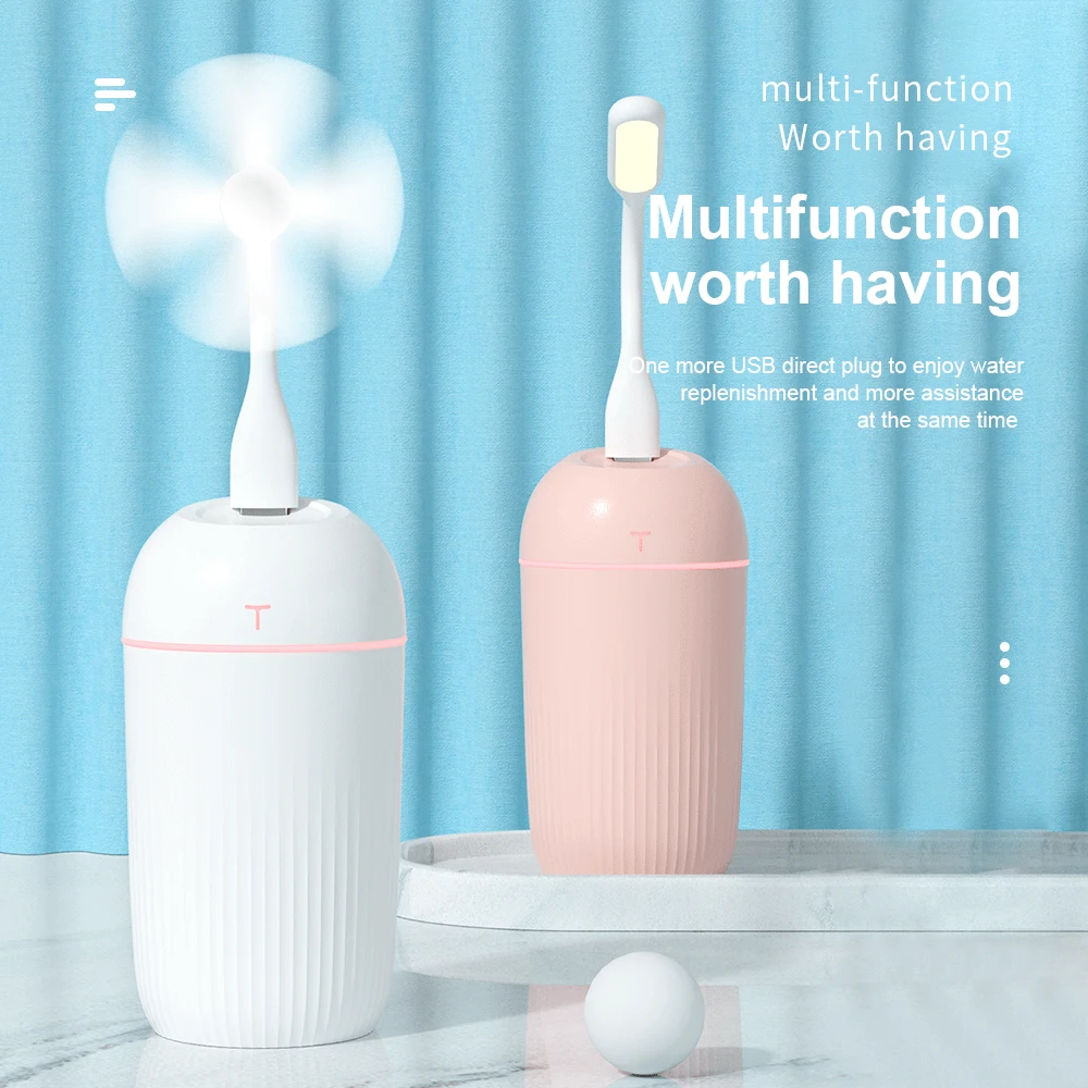 

420ML/220ML Air Humidifier Ultrasonic USB Aroma Essential Oil Diffuser Romantic Color Night Lamp Mist Maker For Home Office Car