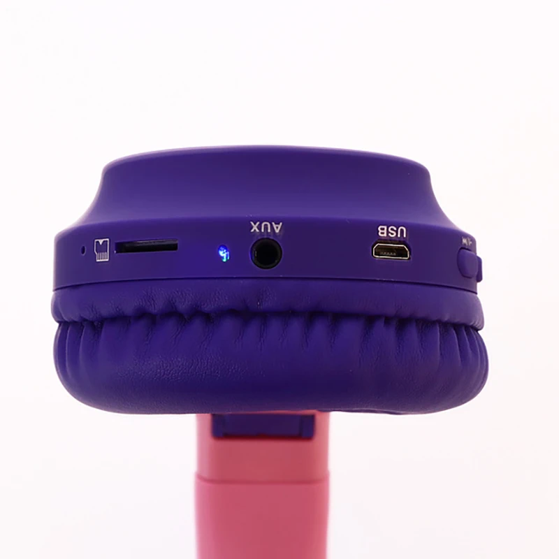 Teamyo Bluetooth 5,0 стерео кошачьи наушники детские наушники мигающий светящийся наушник с микрофоном