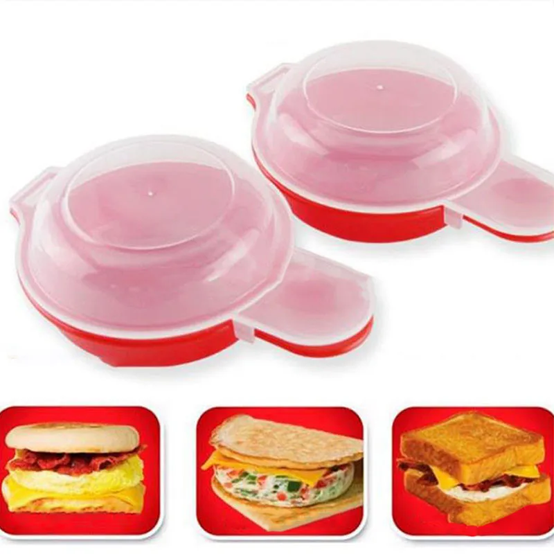 2 шт. легкое микроволновое яйцо гамбургера блинчик искусственная Сырная плита