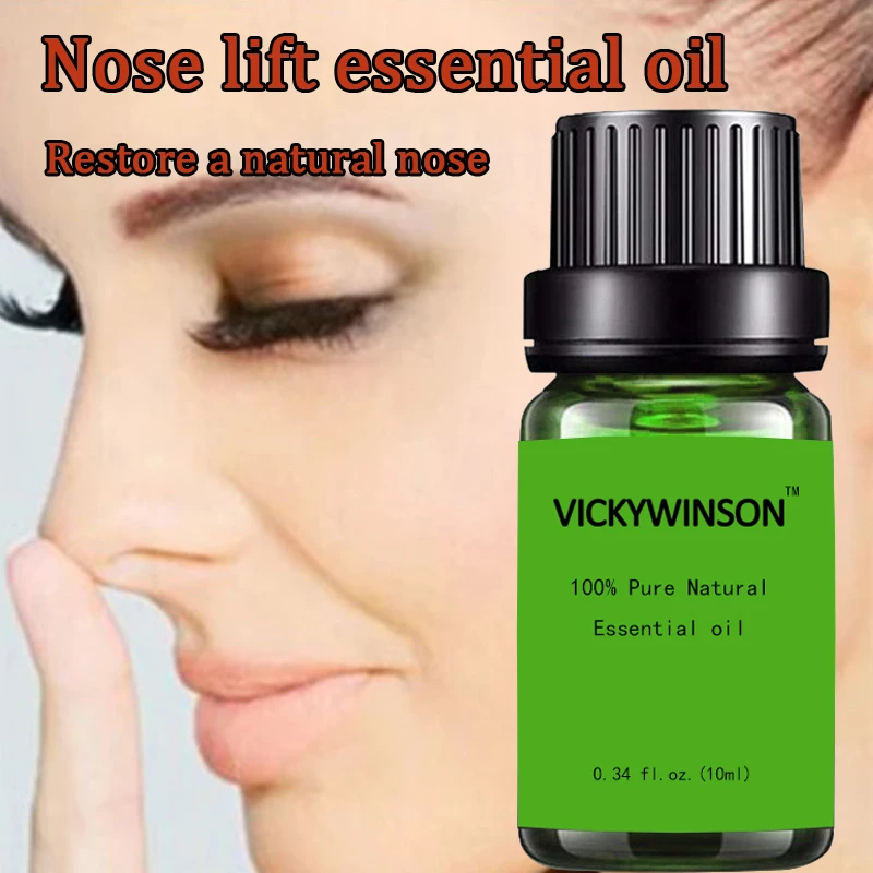 Nose Up Heighten Rhinoplasty Essential Oil 10ml Nasal Bone Rmodeling Pure Natural Nose Care Thin Sma