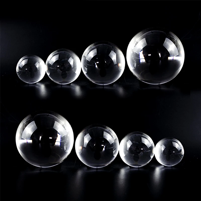 

Creative K9 Crystal Photography Lens Ball Clear Glass Ball for Prop Healing Sphere Props Gift Wedding Party Decorative Balls