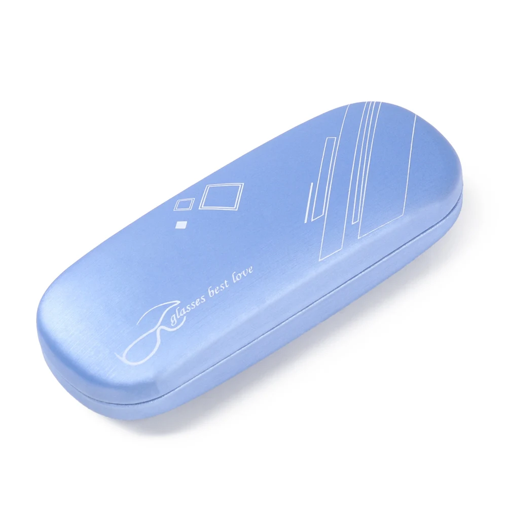 Style3-Light Blue Чехол для очков для мужчин, женщин и детей из искусственной кожи, модный жесткий защитный чехол для очков унисекс, Чехол для очков для чтения - Цвет: Style3-Light Blue