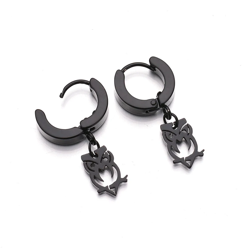 Серьги-подвески из нержавеющей стали для мужчин и женщин висячие ювелирные