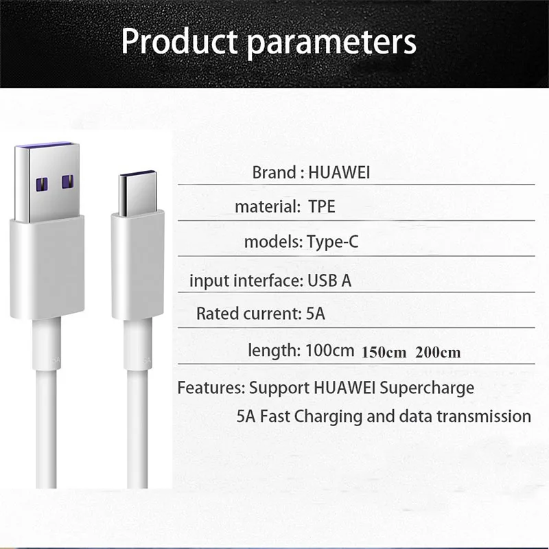 Зарядный кабель USB 3.1 Type-C для Huawei P30/P20 Pro lite/Mate20/10 Pro/P10 Plus | Мобильные телефоны и