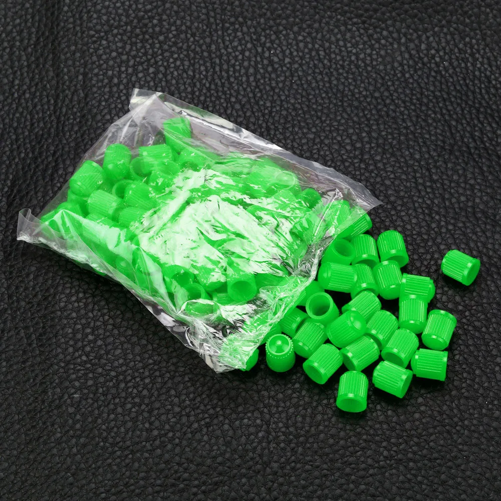 100 шт. разноцветные колпачки для воздушных клапанов бескамерных шин