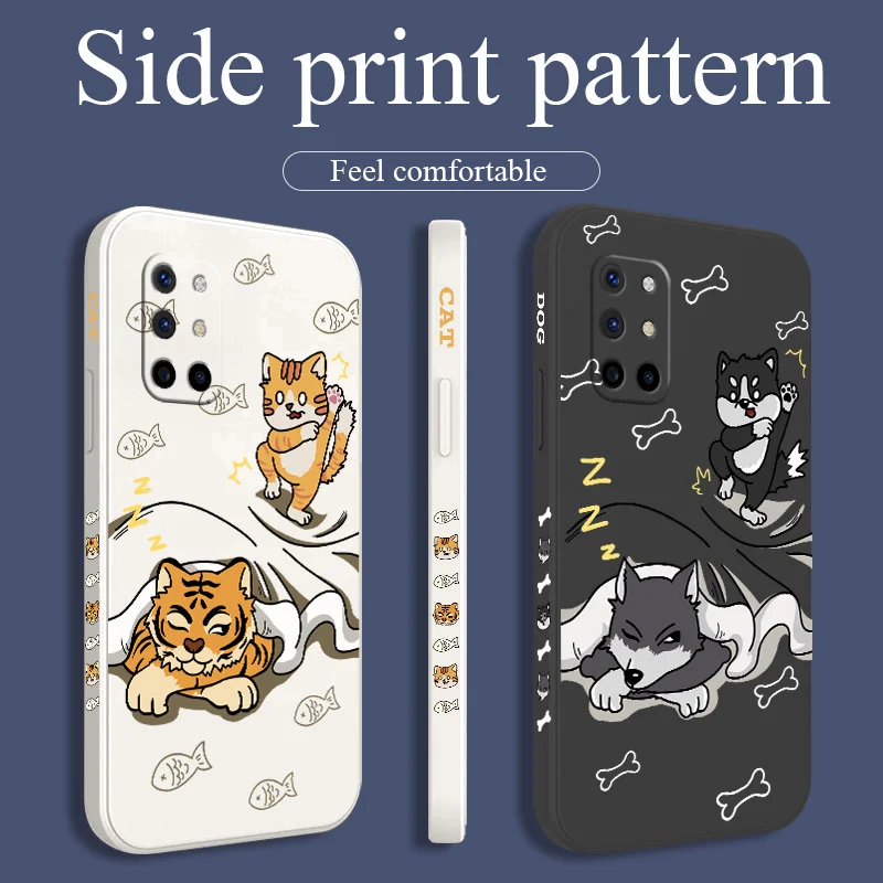 Wolf Pretending To Be A Fool Case For Oneplus 8t 9 9pro 9r pro Liquid Silicone Cover