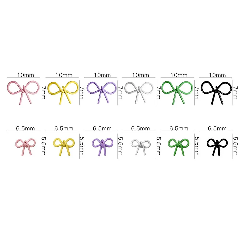 

Bowknot Nail Jewelry Japan Minimalist Style 3D Mini Bowknot DIY Simple Nail Art Decoration Show Nail Accessories