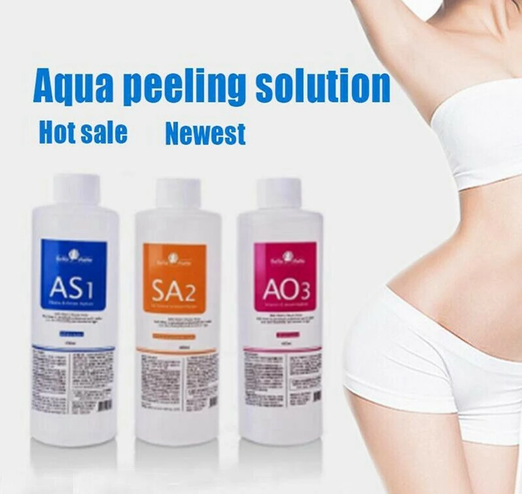 

Hydrating Liquid Face Serum Small Bubble Solution 400ml AS1 SA2 AO3 Hydrafacial Machine Skin Deep Cleaning Skin Aqua Peeling