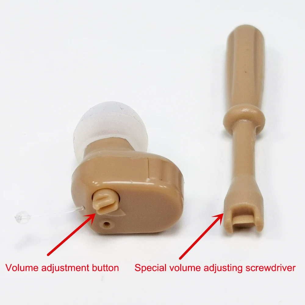 Слуховой аппарат мини размер Внутреннее ухо Невидимый звуковой приемник