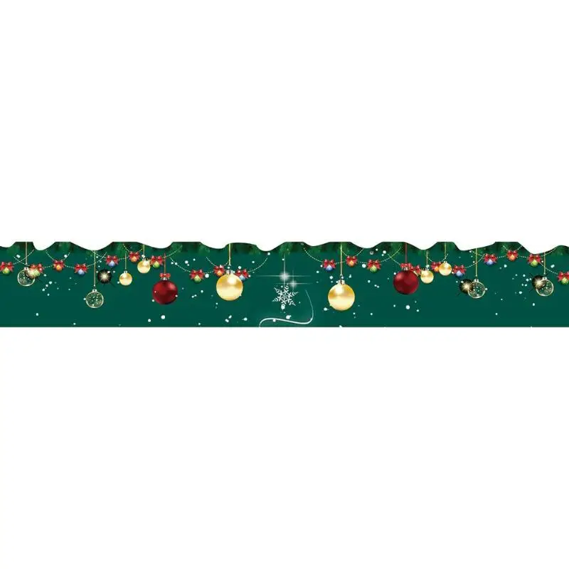 Green4 5 шт. 120x18 см рождественские наклейки на ступеньки наклейки на стену самоклеющиеся DIY водонепроницаемые наклейки на ступеньки для Рождественское украшение для дома - Цвет: Green4