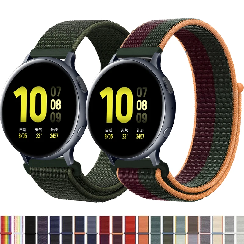 

Ремешок для Samsung Galaxy watch 5/4/44 мм/40 мм S3 Gear, браслет для смарт-часов, Glaxy watch 3 4 classic 46 мм 45 мм, 20 мм 22 мм