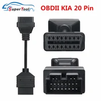Адаптер OBD2 для KIA, Диагностический Кабель-адаптер OBD 20Pin-16Pin, KIA 20 Pin-16 Pin OBD 2 Female, Удлинительный кабель