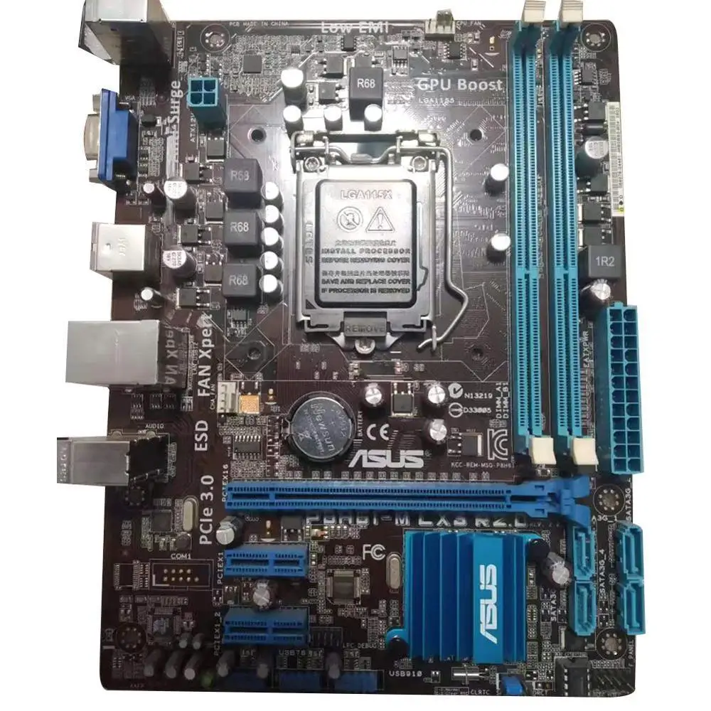 Для ASUS GA H61M S1 настольная материнская плата H61 Socket LGA 1155 16G используется