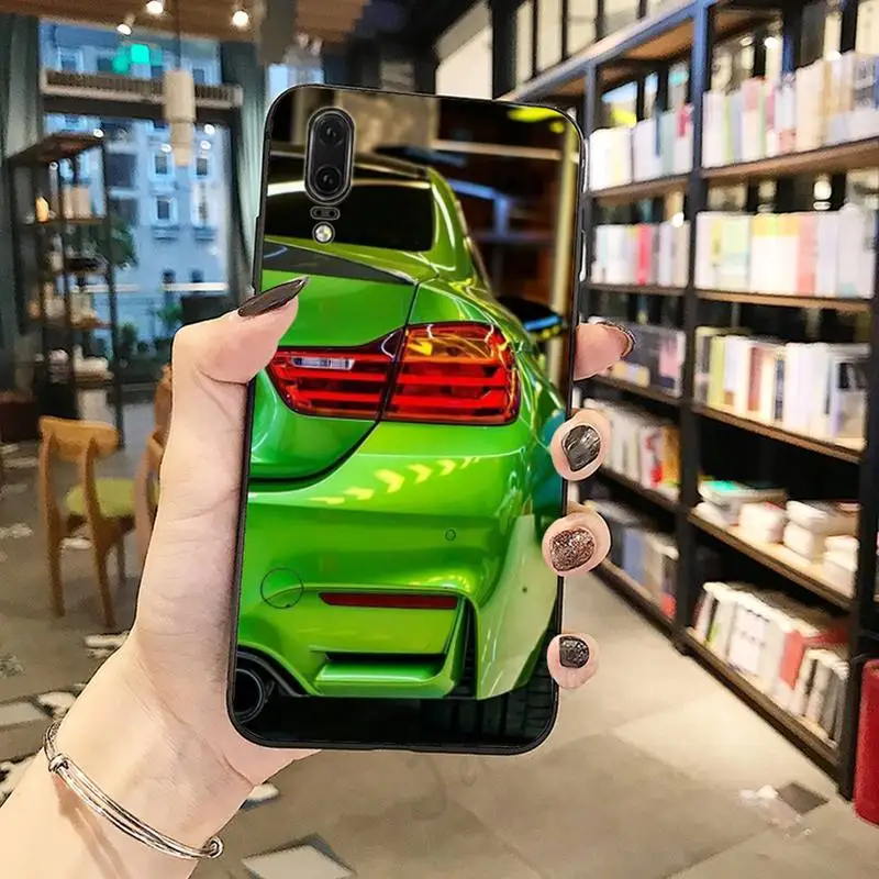 

Blue Red Car luxury fashion Phone Case For Huawei honor Mate P 10 20 30 40 Pro 10i 9 10 20 8 x Lite