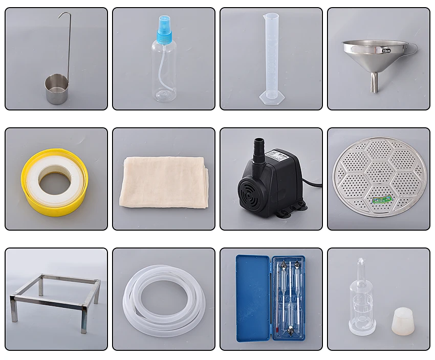 

150L Stainless Steel Wine Brewing Machine Distiller Liquor Distillation Household Wine Making Equipment With Water Pump