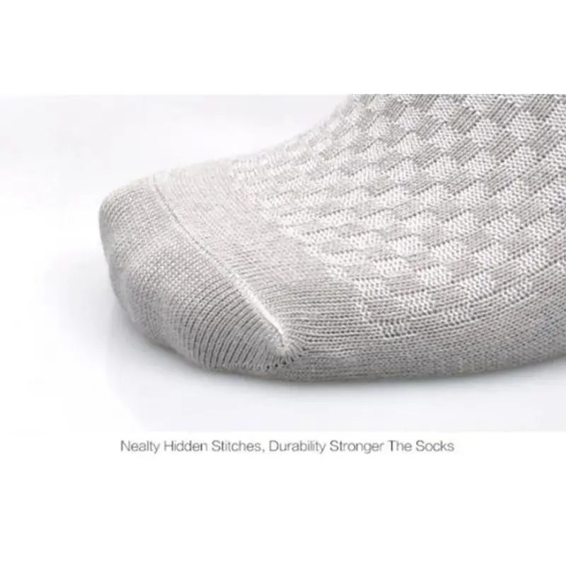 

5 Pair Men Bamboo Fiber Short Ankle Socks Breathable Moisture Wicking Hosiery 6XDA