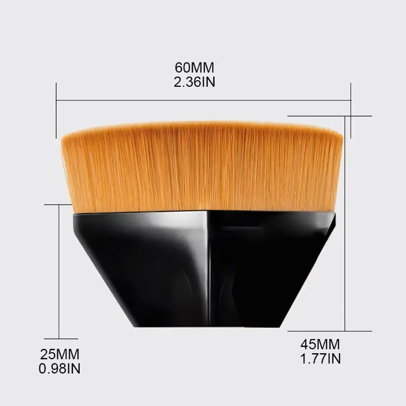Профессиональная плоская кисть для макияжа основа BB крем свободный порошок