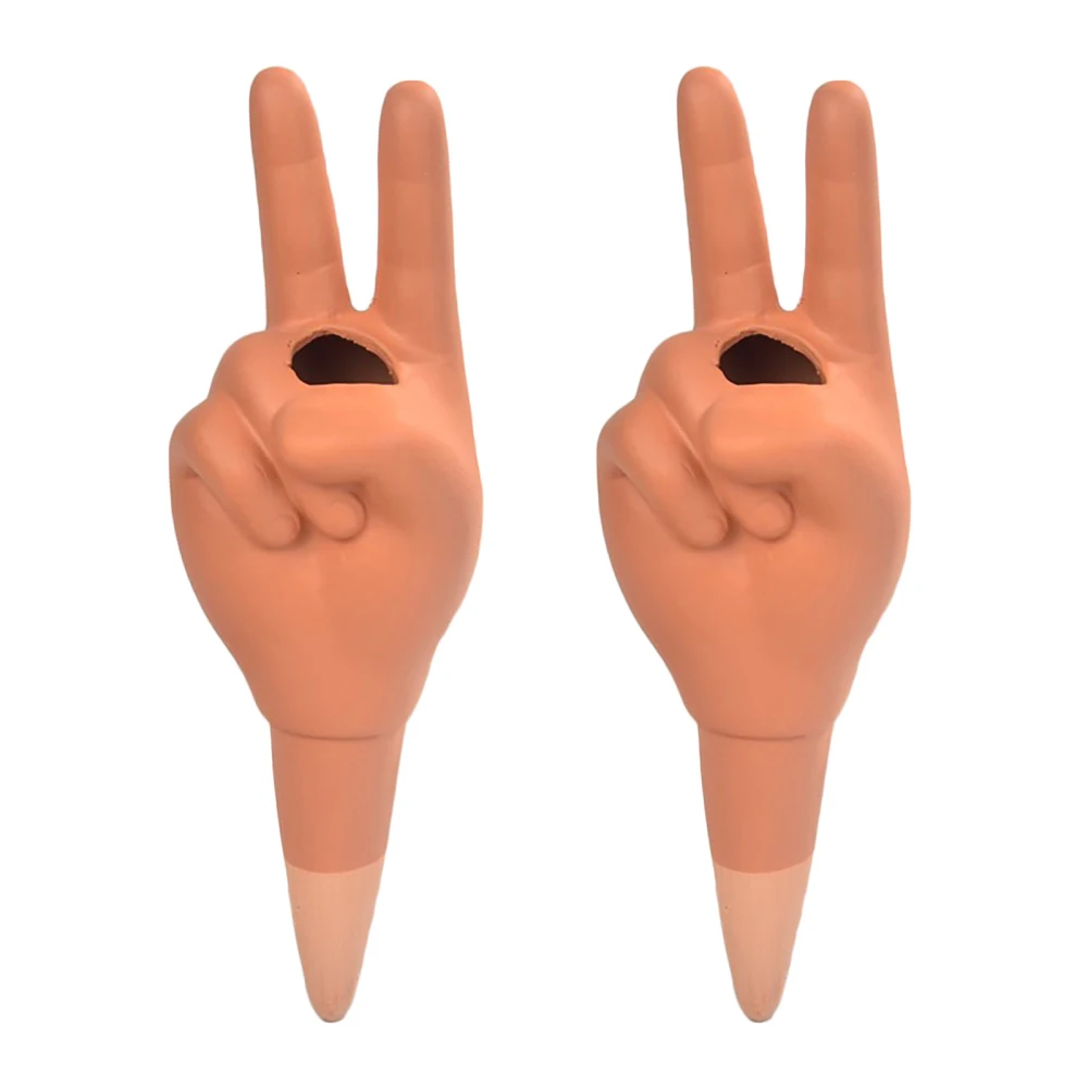 

Automatic Plant Waterers Self Watering Spikes Drip Irrigation Kits 23*6.5cm Releasing Speed V Gesture Shaped Percolator