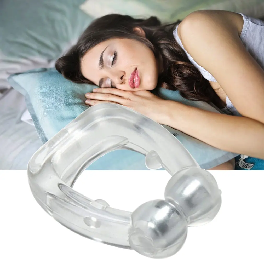 

Mini Portable Snoring Device Silica Gel Ventilation Nose Clip Cross Snoring Stickers Physical Therapy Sleep At Night