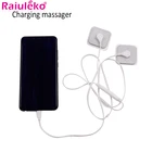 Портативный импульсный телефон массажер мобильный телефон Управление тела электрода массаж EMS десятки тысяч расслабить мышцы Иглоукалывание Стимулятор терапия