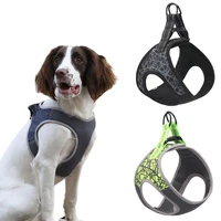 dog harness collar reflective breathable adjustable dog vest safety dogs training walking harnesses no pull dogs accessories
