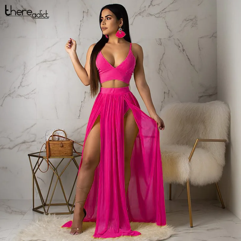 Элегантные вечерние комплекты из двух предметов с открытой спиной укороченный