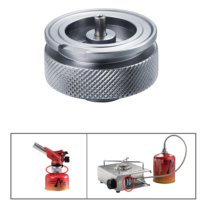 

Quality Outdoor Mountaineering Camping Gas Stove Adapter Split Furnace Converter Automatic Shut-Off Burner Adapter