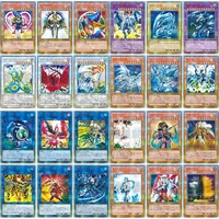 yu gi oh 20th anniversary flash card egyptian god blue eyes white dragon dark magician yugioh game collection cards kids gift