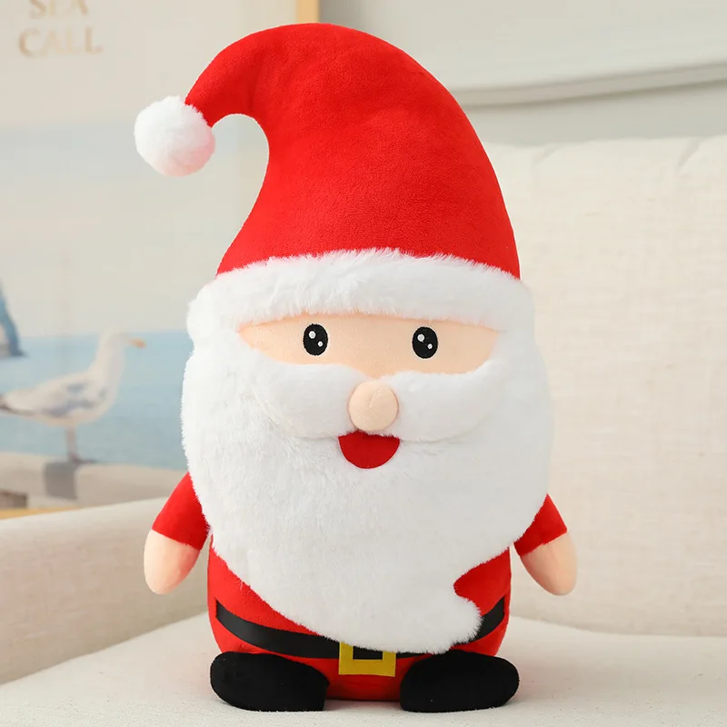 

Christmas Santa Claus Elk Doll 19.6inch Cute Plush Stuffed Santa Toy for Kids Adults Xmas Gifts Home Decorations Soft Doll