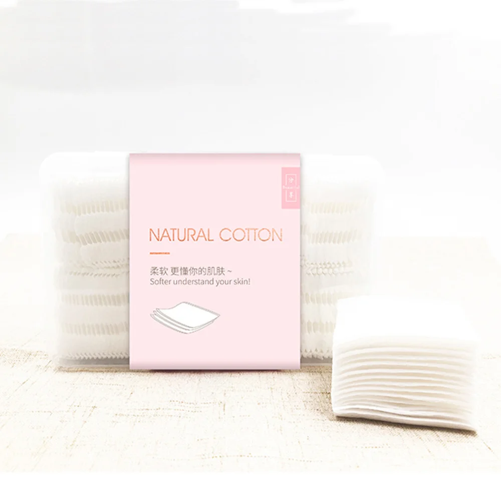 

120 Pcs/Set Disposable Makeup Cotton Wipes Soft Makeup Remover Pads Facial Cleansing Paper Wipe Cosmetic Tool Supplies