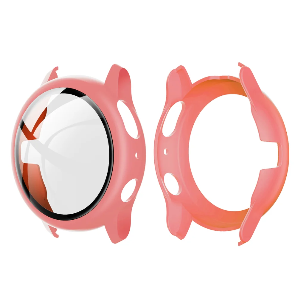 Стекло + чехол для Samsung Galaxy watch active2 44/40 мм полное покрытие бампер Защита экрана active