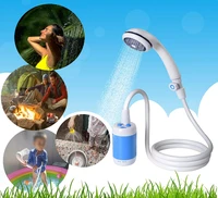 camping shower universal washing car machine shower set portable electric pump outdoor travel hiking camping supplies 2021