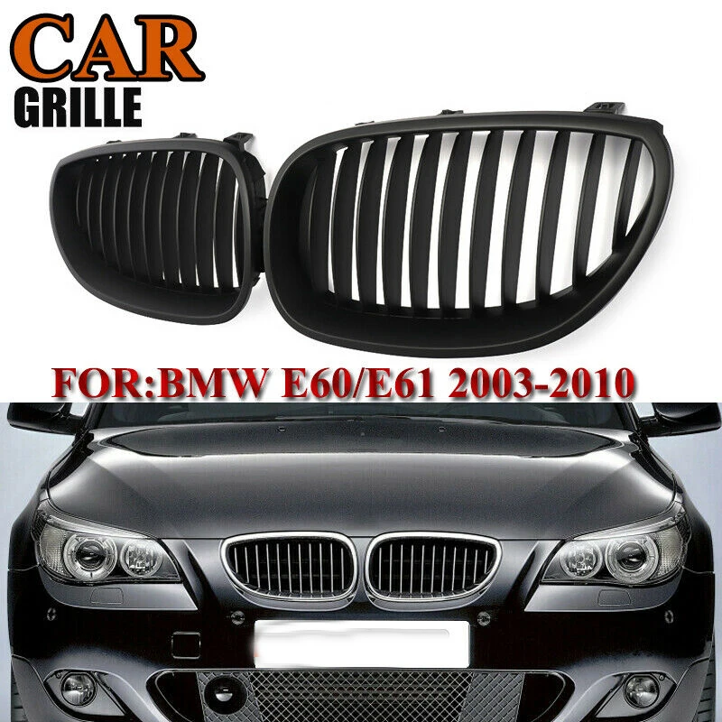 Решетка для переднего бампера BMW 5 серии E60 E61 2003 2004 2005 2006 2007 2008 2009 M5 525i 528i 528xi 530i |