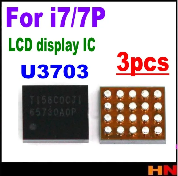 3 шт. U3703 для iphone 7 7plus дисплей и сенсорный источник питания микросхема|Шлейфы