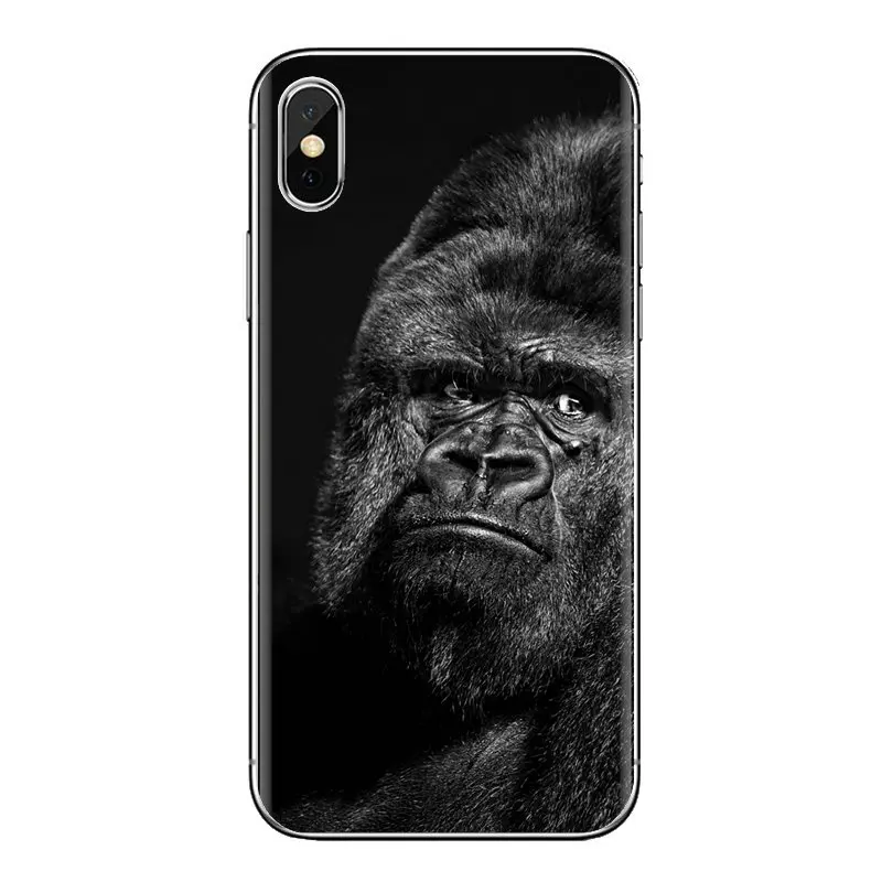 black Monkey Gorilla Soft Transparent Shell Case For Huawei G7 G8 P7 P8 P9 P10 P20 P30 Lite Mini Pro P Smart Plus 2017 2018 2019 |