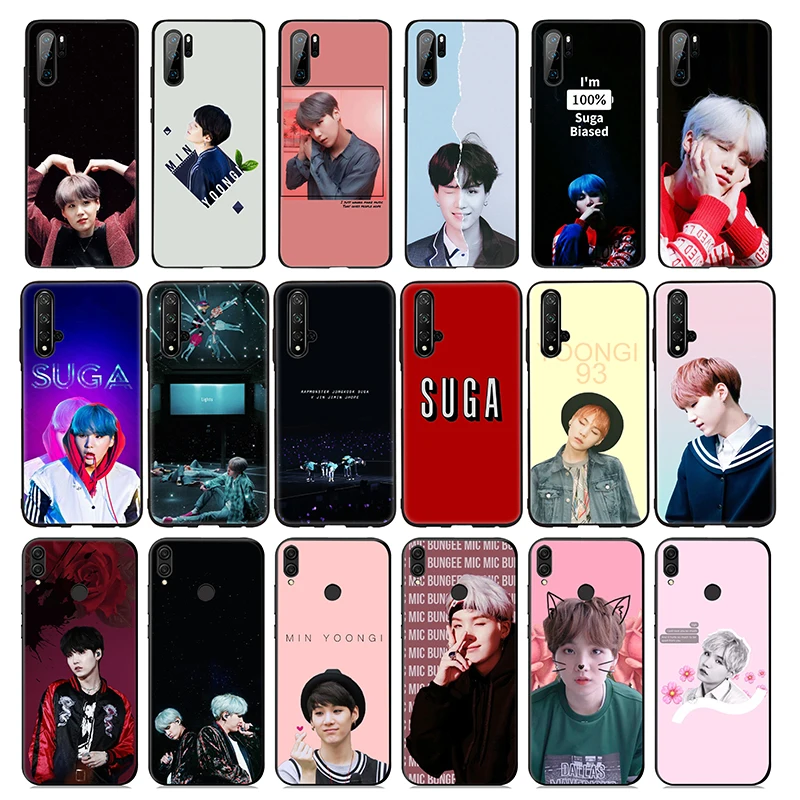 Мягкий силиконовый чехол Suga K Pop Min Yoongi для Huawei P30 P20 P10 Lite Pro P Smart Plus 2018 2019 Z |