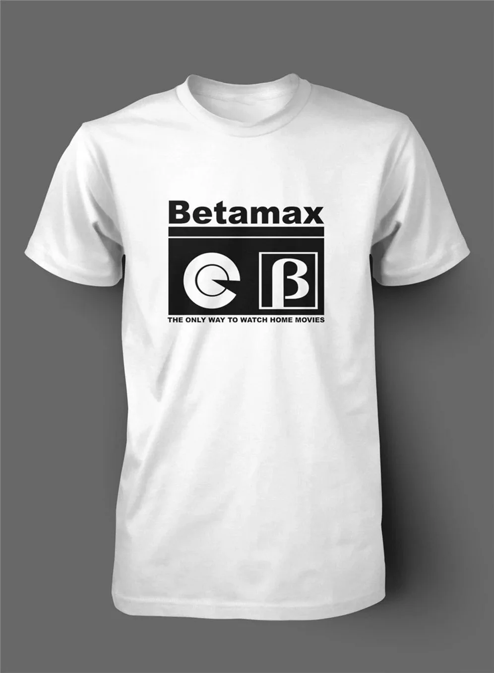 Betamax Вдохновленный ретро 1980's Классическая футболка совершенно новый фильм
