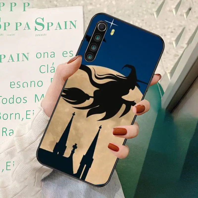 

ZFGHSHYQ Witch Black Cell Soft Case Phone Case For Redmi 7 8 9 A K20 30 Pro Note 8 9 Pro 9s