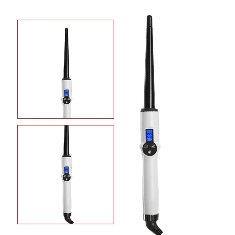 

Curling Irons Hair Waver Cone Electric Hair Curler Professional Wand Curling Iron Ceramic Curling Wand EU Plug