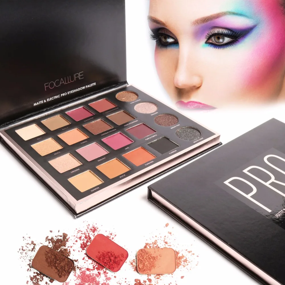 

New 20 Colors Matte&Electric Pro Eyeshadow Shimmer Nude Glitter Shadow Palette Magic Star Collection 40P