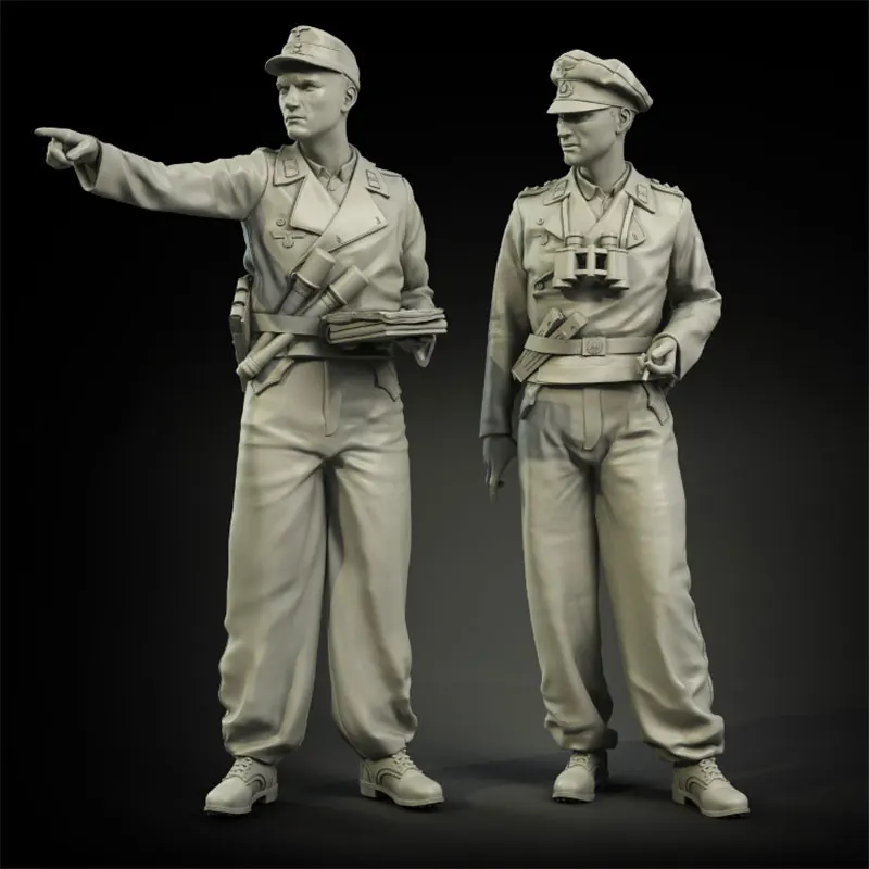 Немецкая фигурка полевого командира в масштабе 1/35 Миниатюрные модели на 2