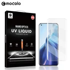 Mocolo UV жидкое олеофобное покрытие 3D 9 H Изогнутый край полное покрытие защитное стекло защитная пленка для на ксиоми ми 11 про ультра 5Б 2021г ми11 11про 11ультра Xiaomi Mi 11 Pro Ultra 812 128256512 ГБ Global