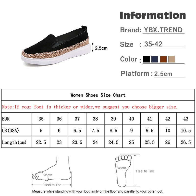 

Women Flats Shoes Seude PU Leather Slip On Loafers Shallow Platform Ladies Shoe Casual Fashion Autumn Plus Size 35-42 Woman New