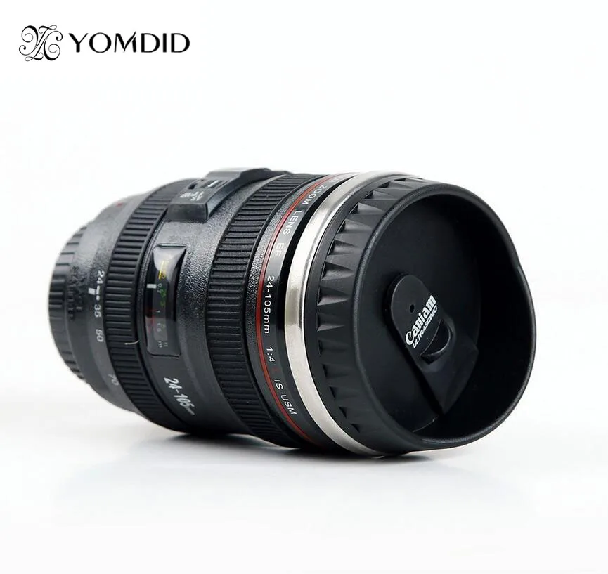 Нержавеющая сталь SLR Камера EF24-105mm кофейная кружка в виде объектива Кружка 1:1 весы caniam кофейная кружка креативный подарок