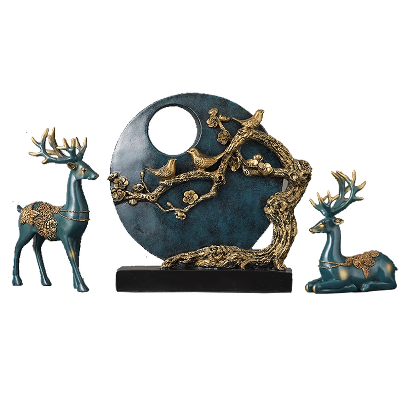 Estatuilla de pajaros redondos де сьервос la suerte nordica decoracion del hogar artesanias moderna | Дом и сад